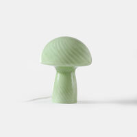 Glass Mushroom-shaped Table Lamp