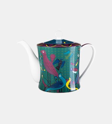 Birds Of Paradise Porcelain Teapot