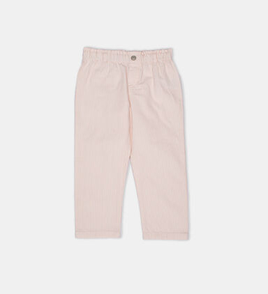 Stripped Elasticated Waist Pants