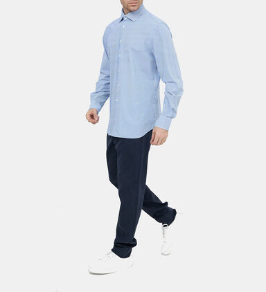 Cotton Stripped Poplin Shirt