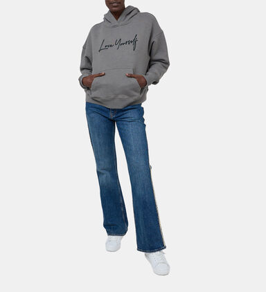 Script Message Relaxed-fit Sweatshirt