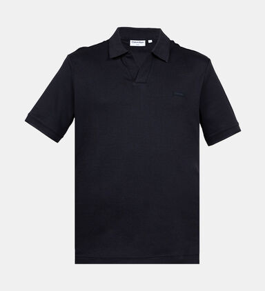 Cotton Open Neck Polo Shirt