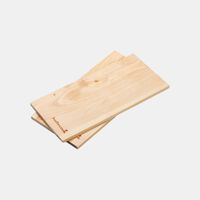 Cedar Wood Smoking Boards 2-piece Set