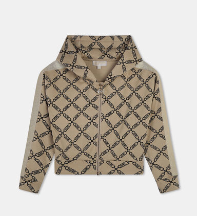 All-over Logo Print Cardigan