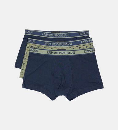 Logo-waistband 3-piece Boxers Set