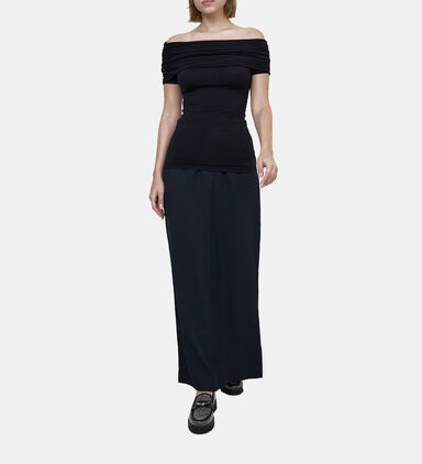 Noura Long Tailored Skirt