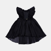 Girl Ruffled Flared Dress