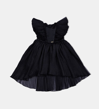 Girl Ruffled Flared Dress