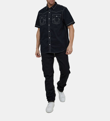 Rocco Super T-stitched Denim Pants