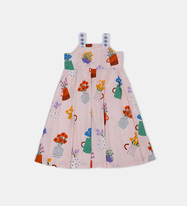 Girl Happy Rainbow Printed Dress