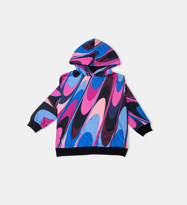 All-over Printed Hooded Sweatshirt