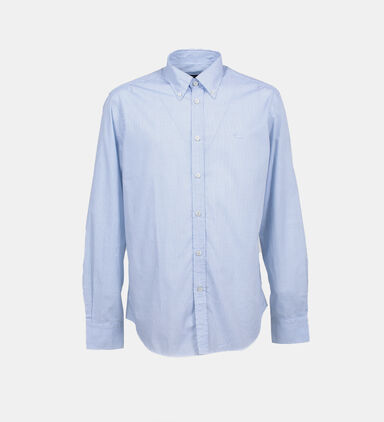 Cotton Alternating Stripes Shirt