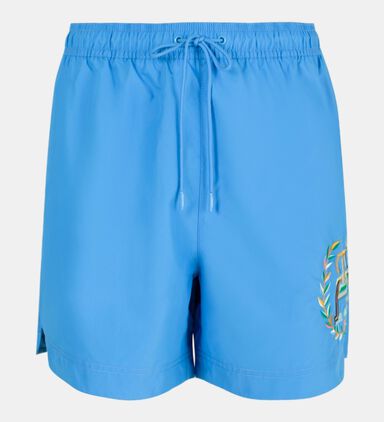 Drawstring Logo Swim Bottoms