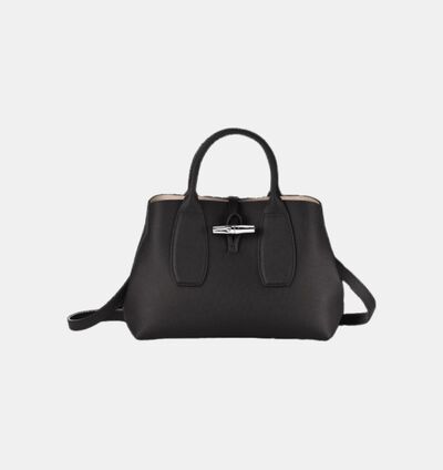 Roseau Leather Top Handle Bag