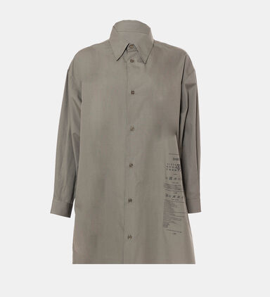 Cotton Long-sleeve Button-down Shirt