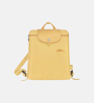 Le Pliage Cowhide Flap Logo Backpack