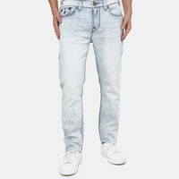 Straight-fit 5-pockets Denim Pants