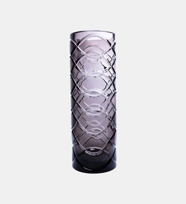 Cylindric Crystal Infinity Vase