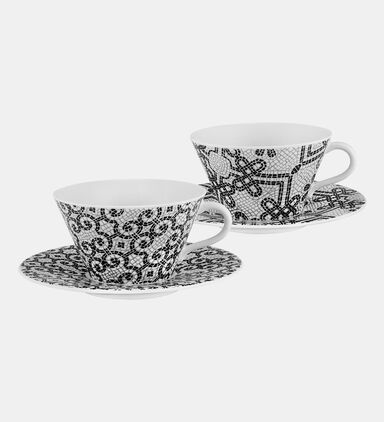 Calcada Portuguesa 2-piece Saucer Teacup Set