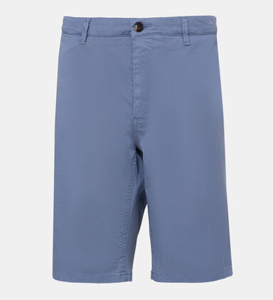 Plain Cotton Bermuda Shorts