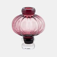 Bubble Glass Round Flower Vase