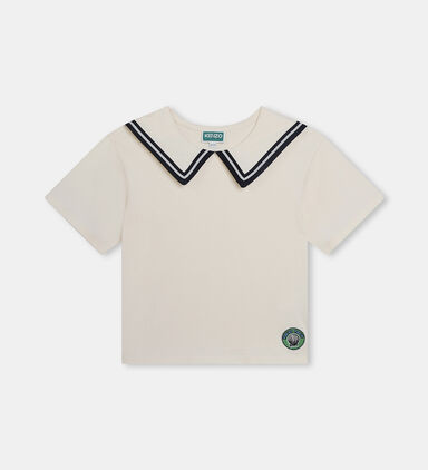 Sailor Embroidered Cotton T-shirt