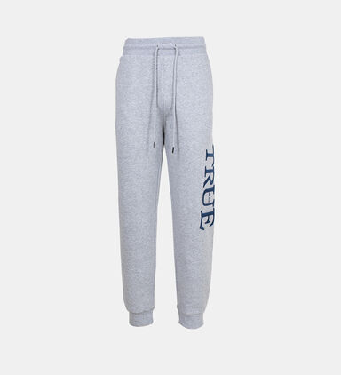 Leg Logo-embroidery Sweatpants