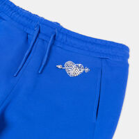 Heart Embroidered Cotton Sweatpants