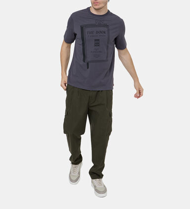 Regular Fit Book Printed T-shirt