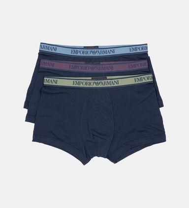 Neon Logo-waistband 3-piece Boxers Set