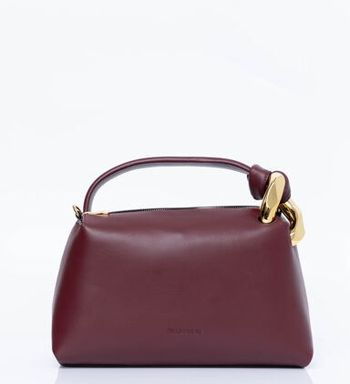 The Corner Leather Top Handle Bag