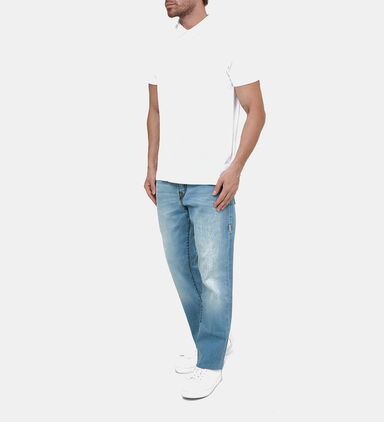 Classic-cut 5-pockets Denim Pants