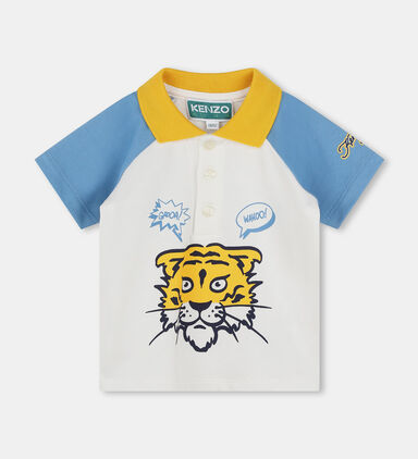 Campus Printed Jersey Polo Shirt