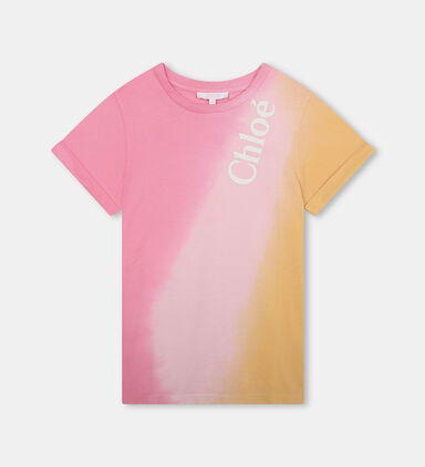 Organic Cotton Jersey Dye-gradient T-shirt