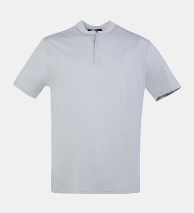 Louis Cotton Stand-up Collar T-shirt