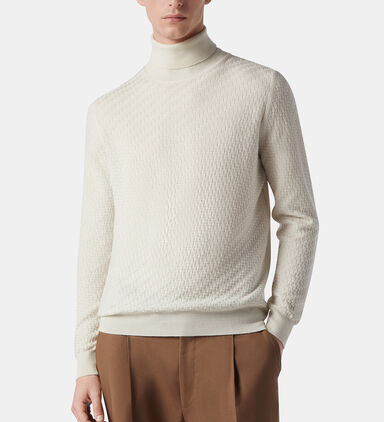 Wool Turtle Neck Top