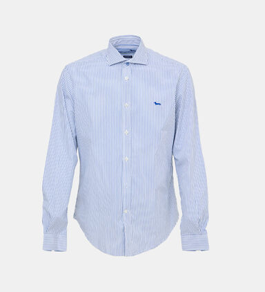 Striped Cotton Twill Shirt