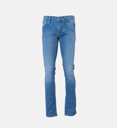 Five-pockets Washed Jeans