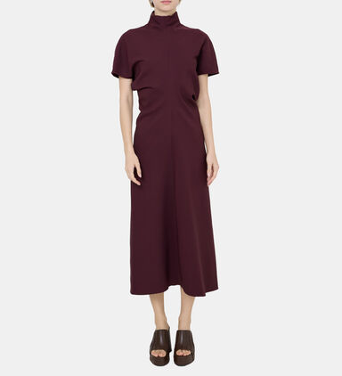 Cady Stretch Bias Cut Midi Dress