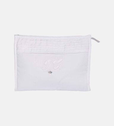 Cotton Embroidered Toiletry Bag