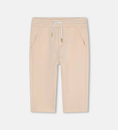 Organic Cotton Fleece Knot-detail Trousers