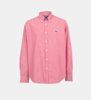 Cotton Alternating Stripes Shirt