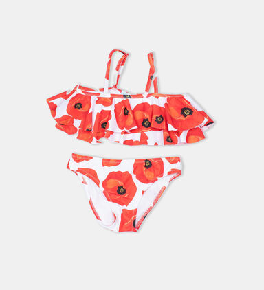 Poppy Double Ruffled Bikini Swimsuit