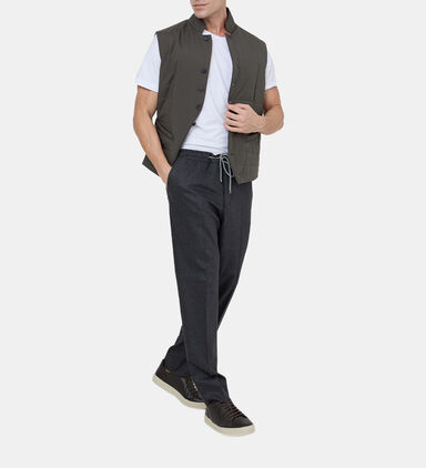 Quilted Poplin Waistcoat