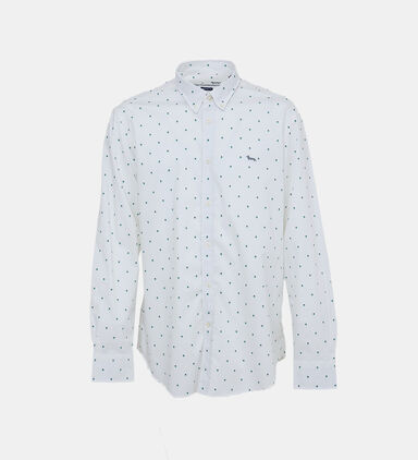 Cotton Micro Pattern Shirt