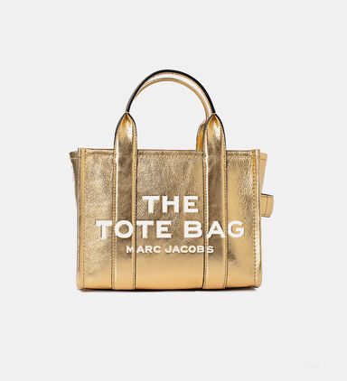 Metallic Leather Tote Bag