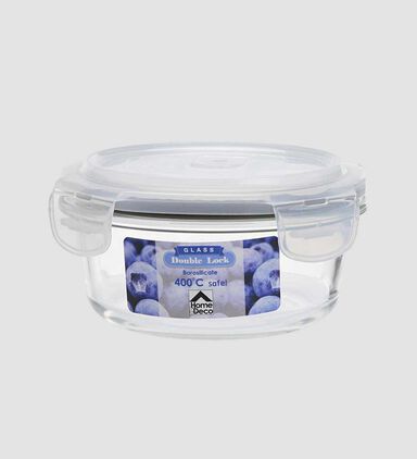 Glass Round Food Container