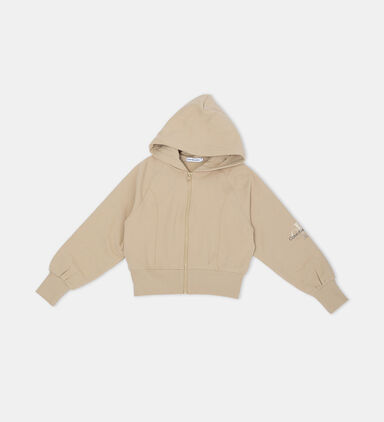 Logo-print Zip-up Hoodie