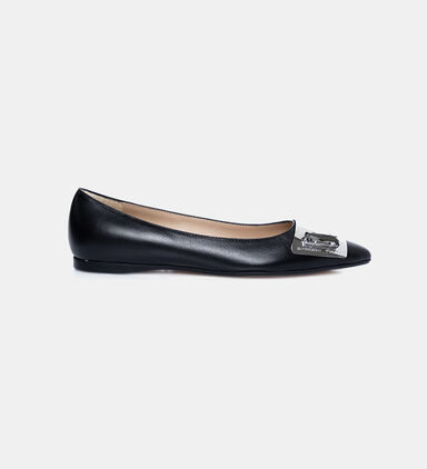 Flat Leather Ballerina