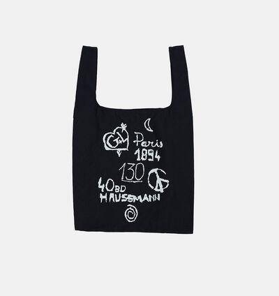 Heart E-print Tote Bag